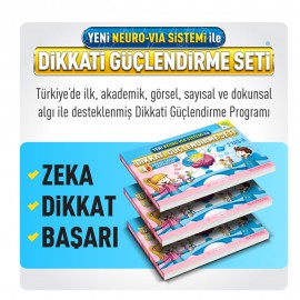 YENİ NEURO-VİA SİSTEMİ İLE DİKKATİ GÜÇLENDİRİCİ SET 2 YAŞ