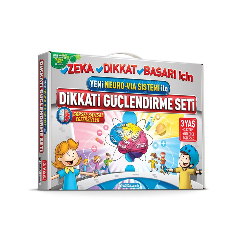 YENİ NEURO-VİA SİSTEMİ İLE DİKKATİ GÜÇLENDİRME SET 3 YAŞ