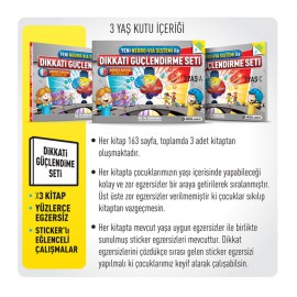 YENİ NEURO-VİA SİSTEMİ İLE DİKKATİ GÜÇLENDİRME SET 3 YAŞ