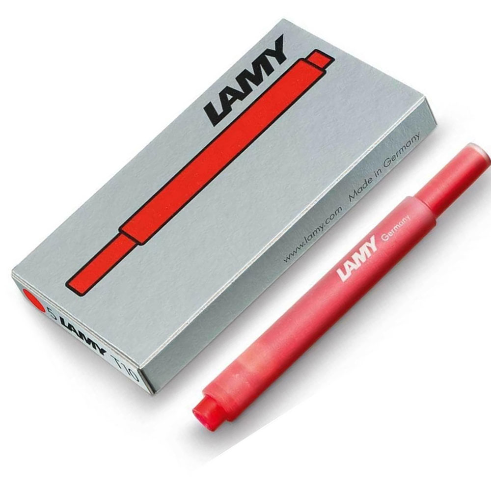 LAMY DOLMA KALEM  KARTUŞU KIRMIZI 5 Lİ