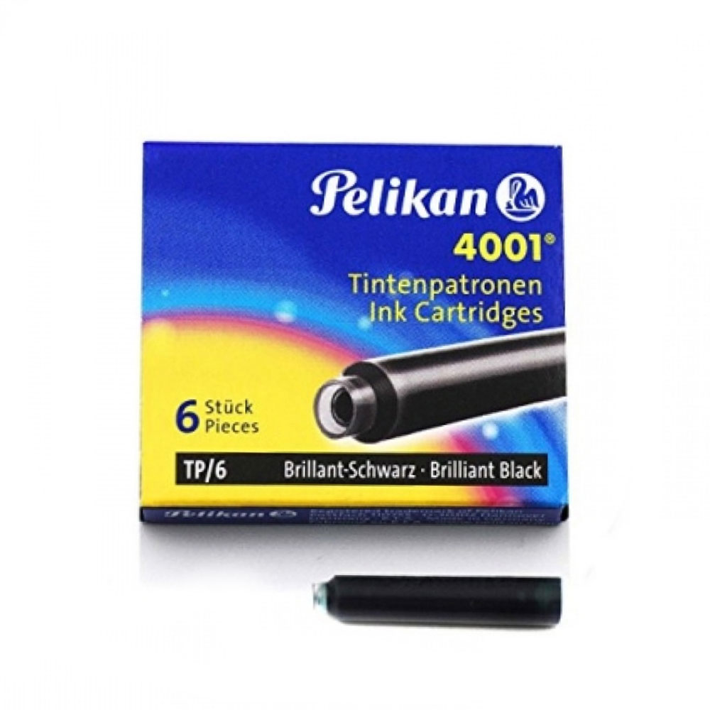 PELİKAN KARTUŞ 6 LI SİYAH