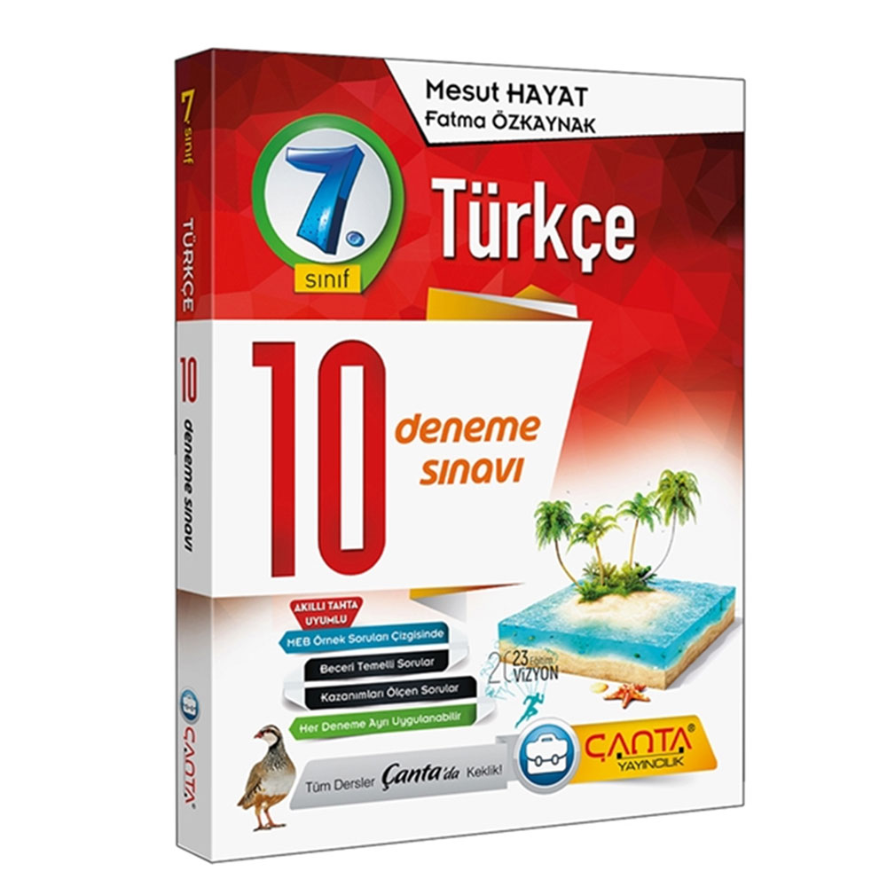 ÇANTA 7.SINIF TÜRKÇE 10 DENEME SINAVI