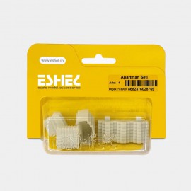 Eshel Maket Apartman Seti 1/3000 4'lü