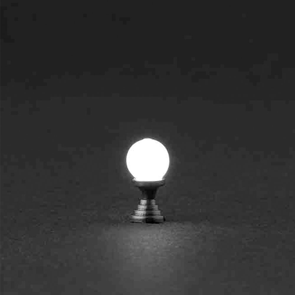 Eshel Maket Elektrikli Yuvarlak Bahçe Lambası 1/50 2 li