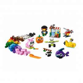 LEGO CLASSİC YAPIM PARÇALARI VE GÖZLER +4 YAŞ 451 pcs