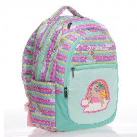 KİDS&LOVE RAINBOW UNICORN SIRT ÇANTASI SİMLİ L5019