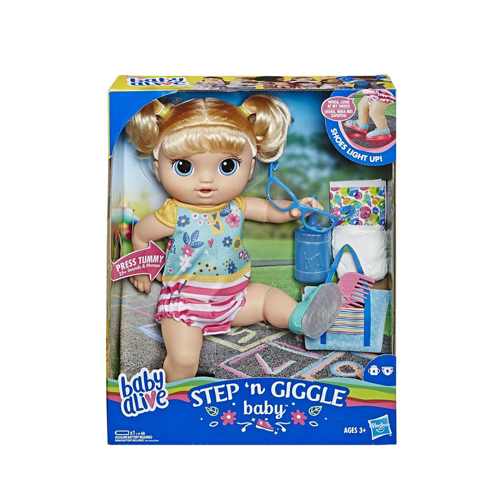 HASBRO BABY ALIVE NEŞELİ BEBEĞİM IŞIKLI AYAKKABILI E5247