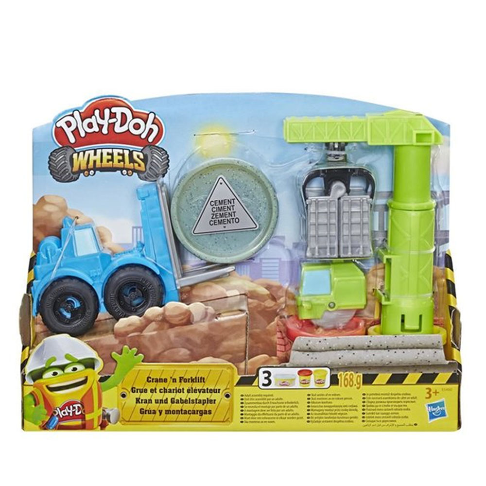 HASBRO E5400 PLAY-DOH ÇALIŞKAN VİNÇ VE FORKTLİFT