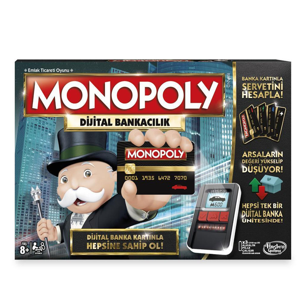 MONOPOLY DİJİTAL BANKACILIK /Hasbro Kutu Oyunlar ıB6677