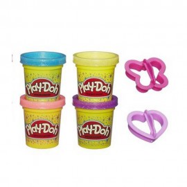 PLAYDOH IŞILTILI OYUN HAMURU 6 LI