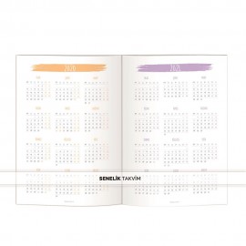 LE COLOR SHINE MERCAN 15*21 2020 HAFTALIK AJANDA