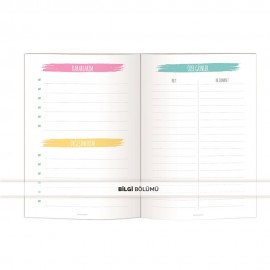 LE COLOR SHINE MERCAN 15*21 2020 HAFTALIK AJANDA