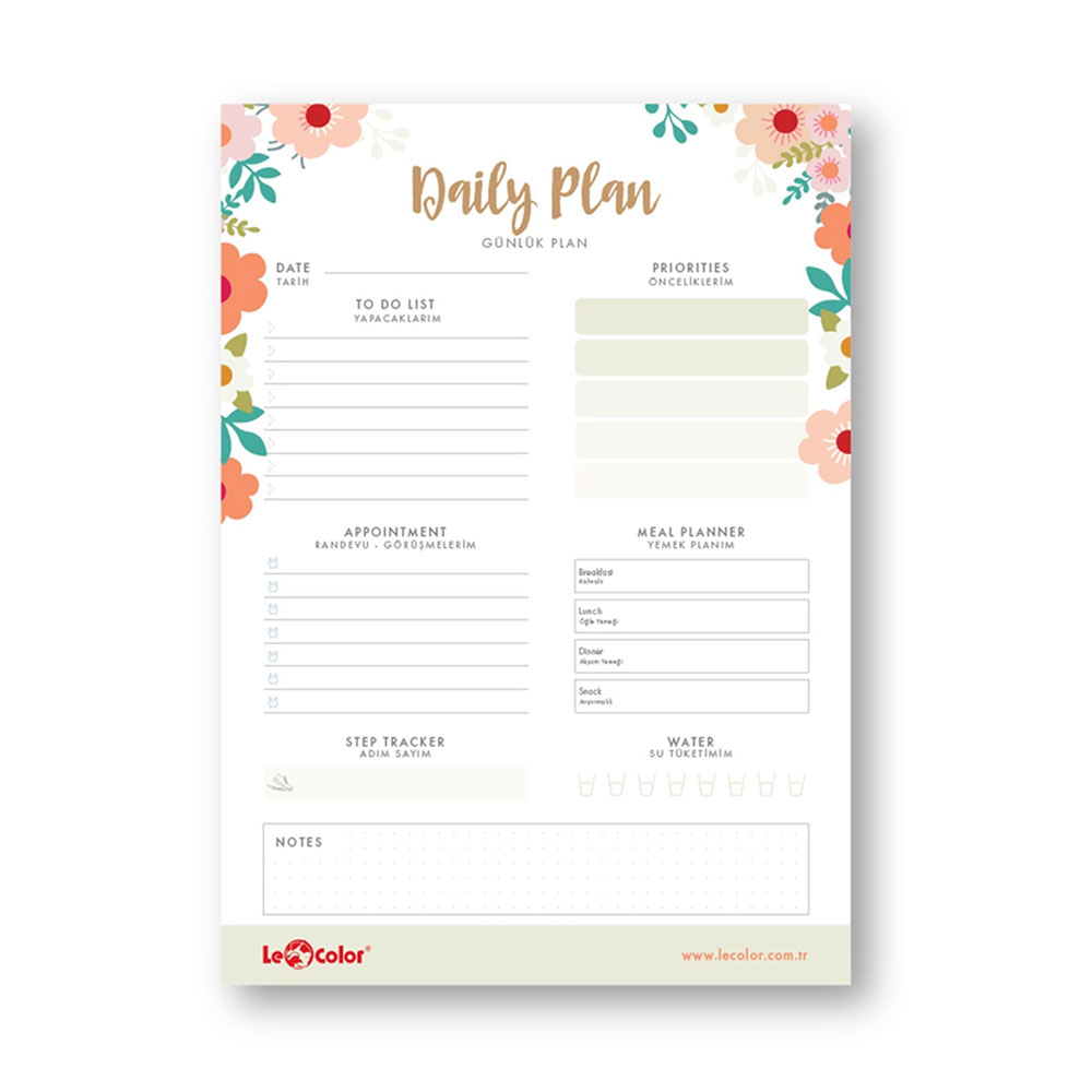 LE COLOR VIOLA A5 GÜNLÜK PLANER