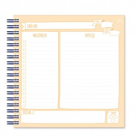 LE COLOR YEMEK TARİF DEFTERİ AYRAÇLI SERT KAPAK 110 GR