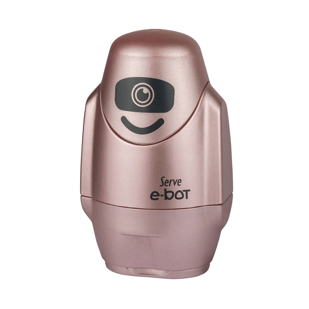 Serve E-bot Silgili Kalemtıraş Metalik Renkler Metalik Rose