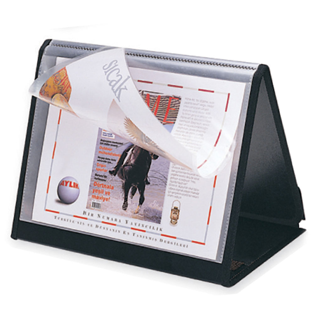 SERVE PREZENTASYON DOSYASI YATAY SİYAH SV-6007