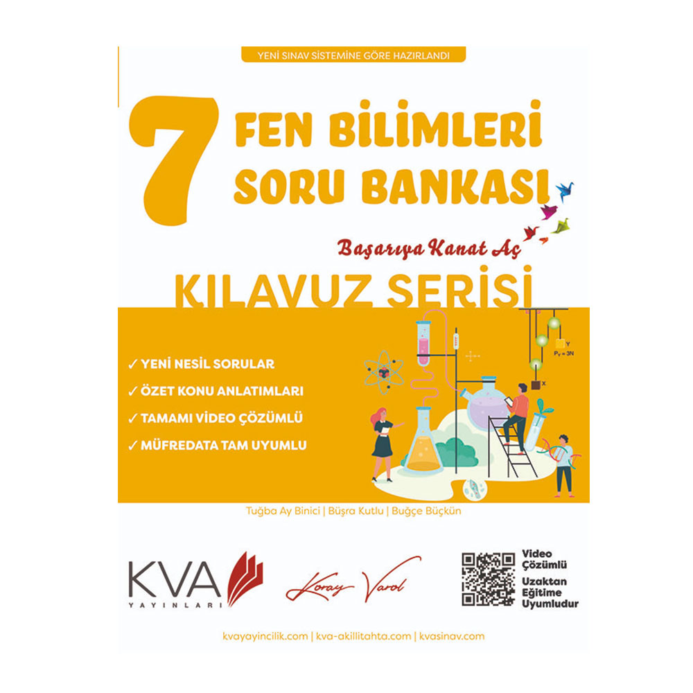 KORAY VAROL 7.SINIF KLAVUZ SERİSİ FEN BİLİMLERİ SORU BANKASI