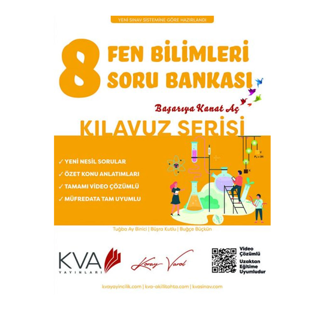 KORAY VAROL 8.SINIF KLAVUZ SERİSİ FEN BİLİMLERİ SORU BANKASI