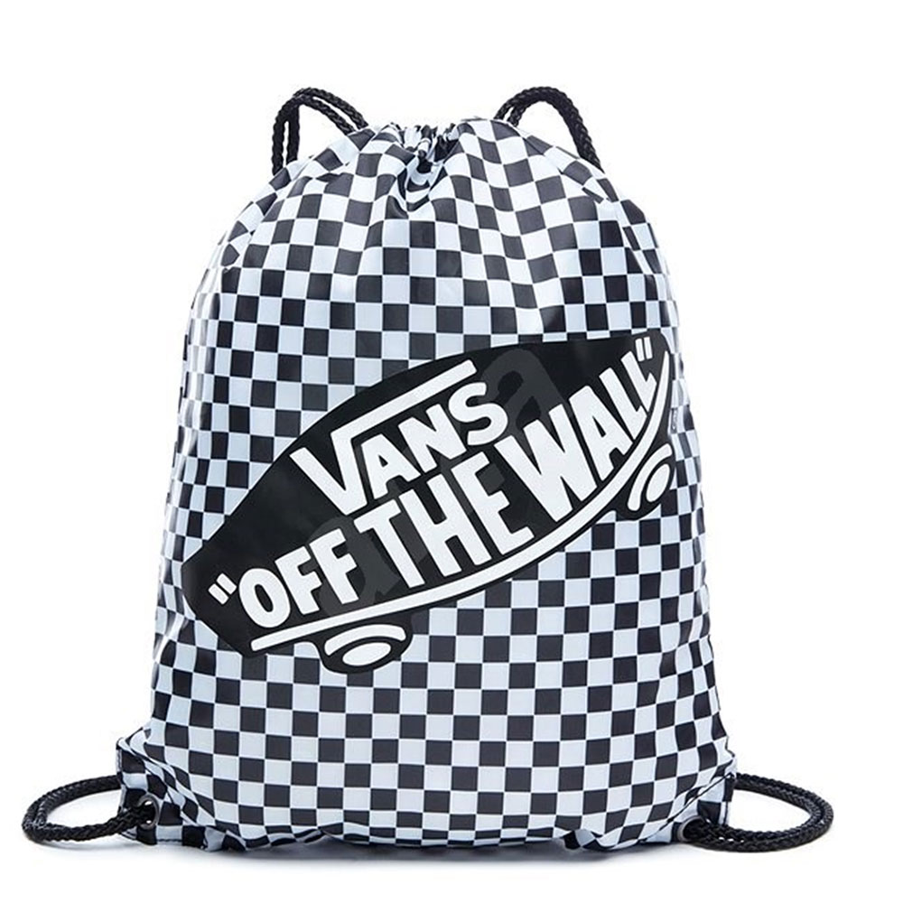 VANS BENCHED BAG-BLACK-WHITE CHE