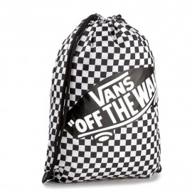 VANS BENCHED BAG-BLACK-WHITE CHE