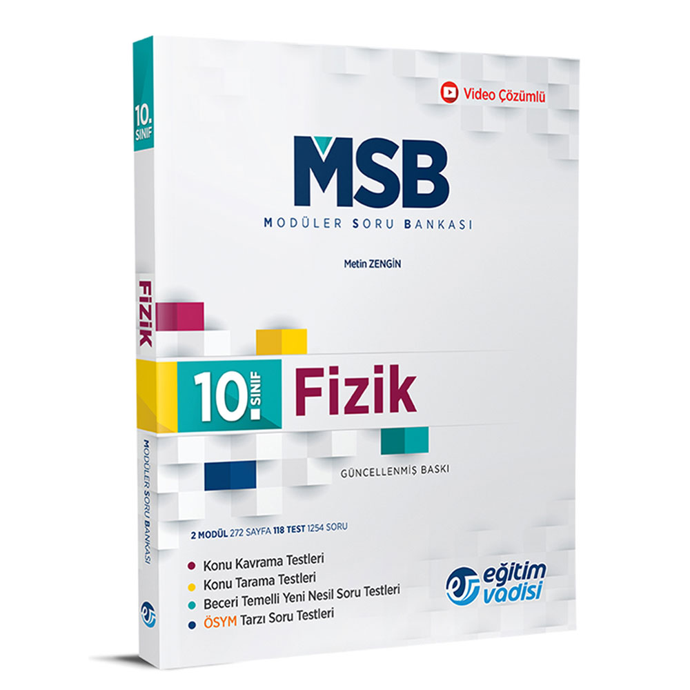 EĞİTİM VADİSİ 10.SINIF FİZİK MODULER SORU BANKASI 2020