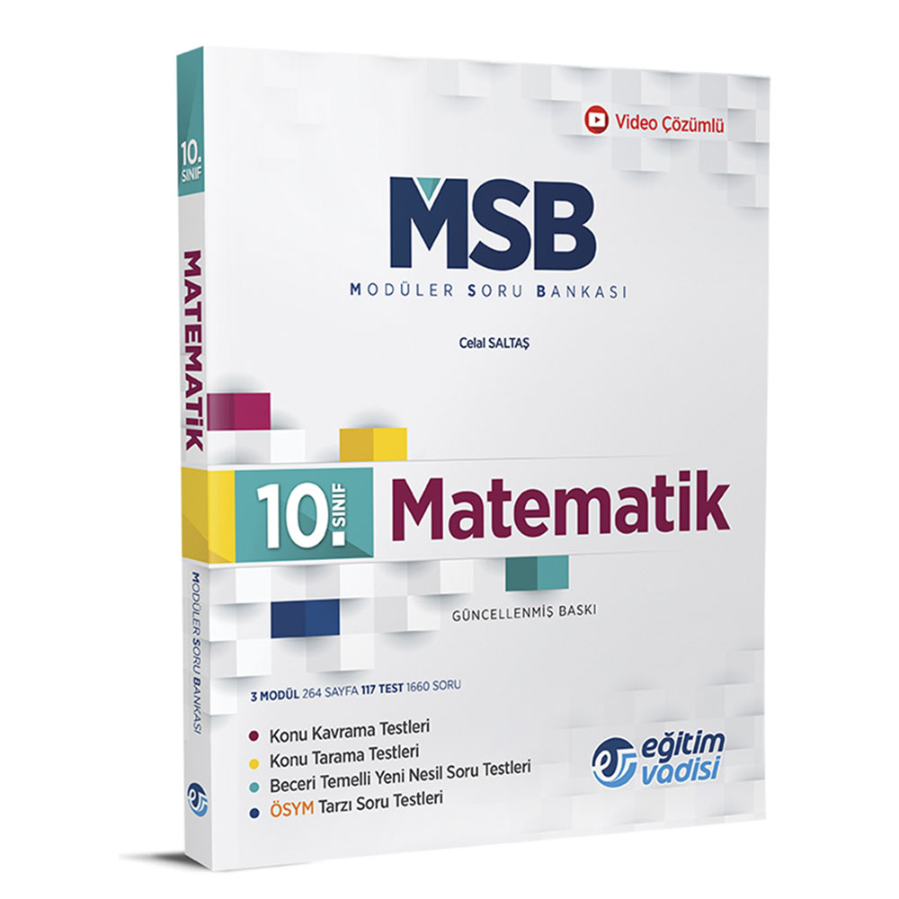 EĞİTİM VADİSİ 10.SINIF MATEMATİK MODULER SORU BANKASI 2020
