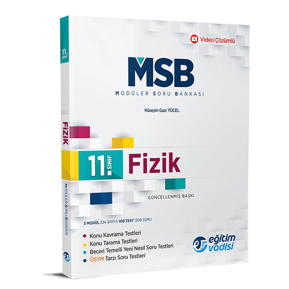 EĞİTİM VADİSİ 11.SINIF FİZİK MODULER SORU BANKASI 2020