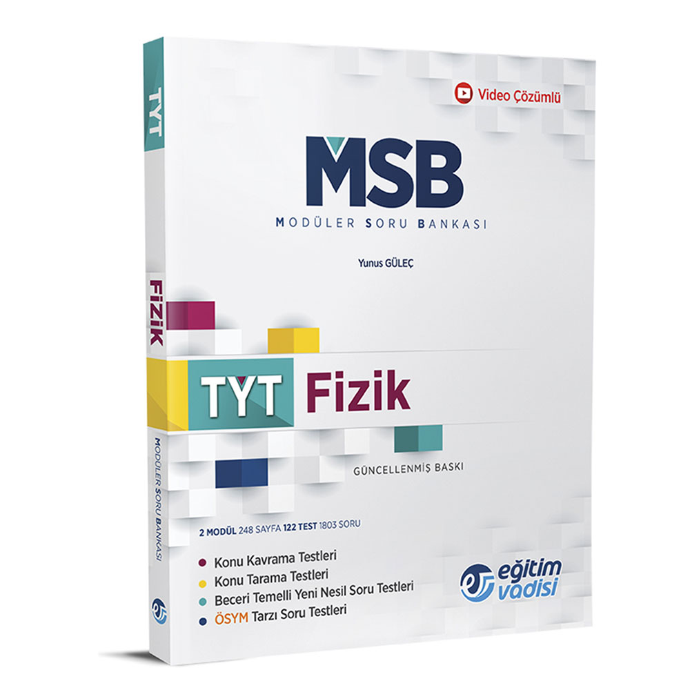 EĞİTİM VADİSİ TYT FİZİK MODULER SORU BANKASI 2020