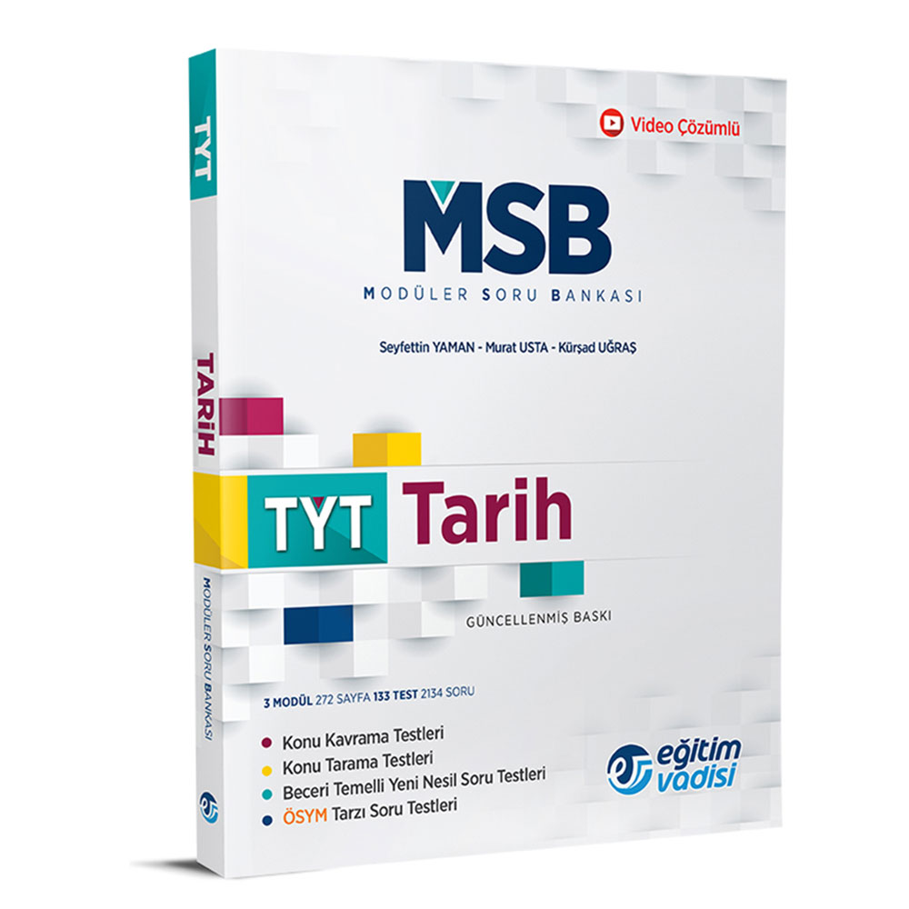 EĞİTİM VADİSİ TYT TARİH MODULER SORU BANKASI 2020