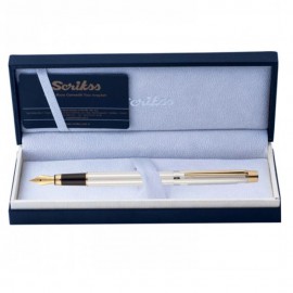 SCRİKSS DOLMAKALEM 722W BALIKSIRTI GOLD KROM 77346