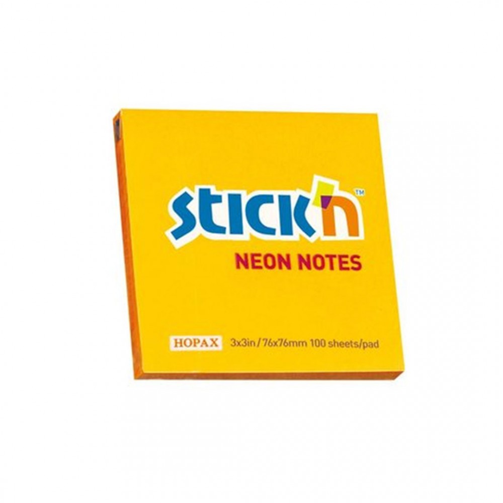 GIPTA STICKN 76*76 NEON TURUNCU 100YP NOT KAĞIT