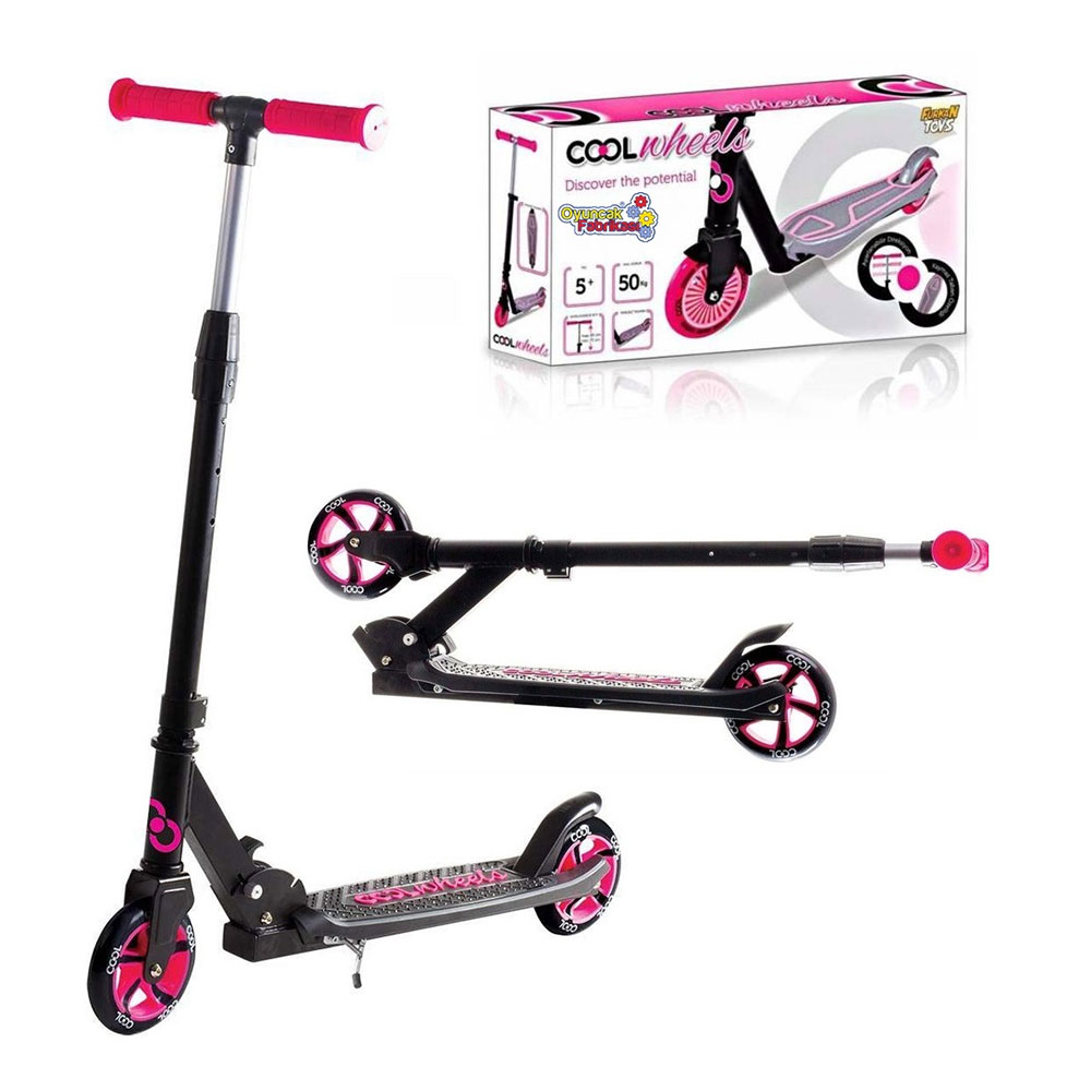 FURKAN COOL WHEELS METAL 2 TEKERLEKLİ PEMBE FR58352