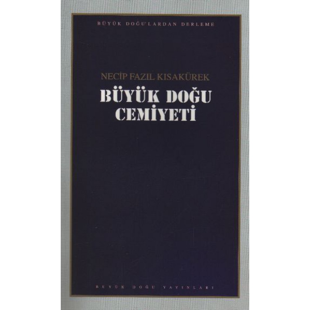 BÜYÜK DOĞU CEMİYETİ