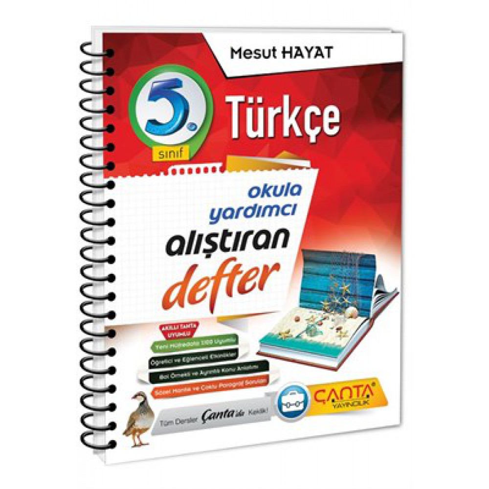 ÇANTA 5.SINIF TÜRKÇE ALIŞTIRAN DEFTER