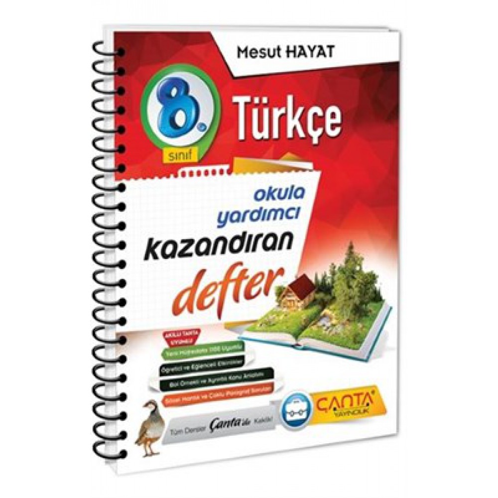 ÇANTA 8.SINIF TÜRKÇE KAZANDIRAN DEFTER