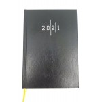 LİZ AJANDA 2021 EKONOMİK CİLT BEZİ SİYAH 14*20 ÇİZGİLİ