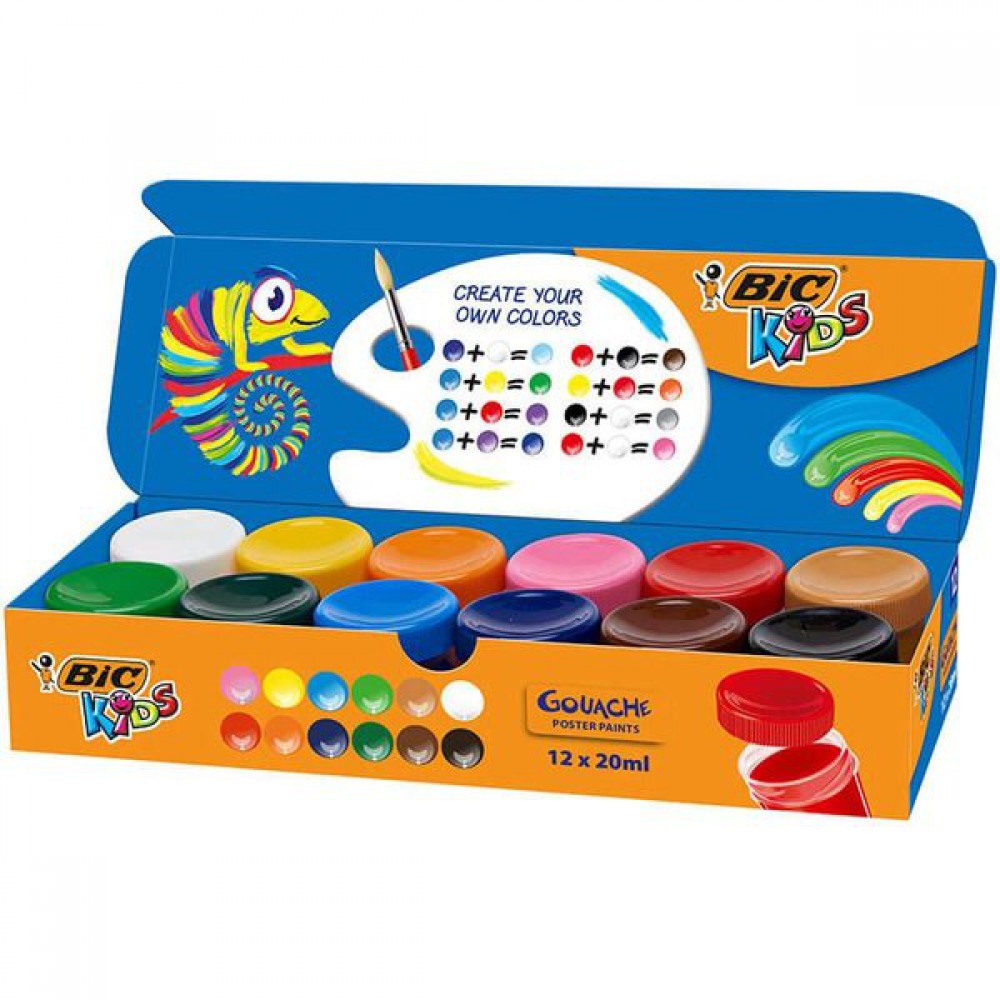 BİC KİDS 12 Lİ GUACH BOYA