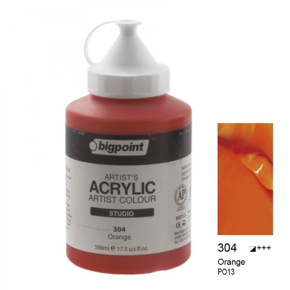 Bigpoint Akrilik Boya 500 Ml Orange 304