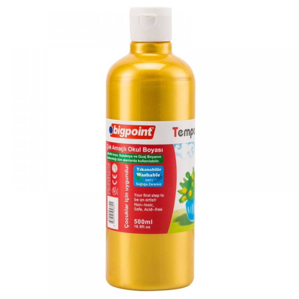 BİGPOİNT  AKRİLİK-TEMPERA 500ML GOLD BP752-62