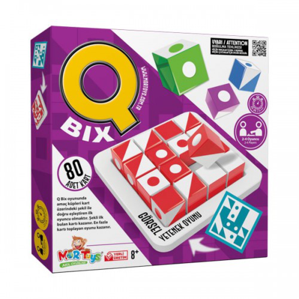 Q BIX GÖRSEL VE YETENEK OYUNU 8+