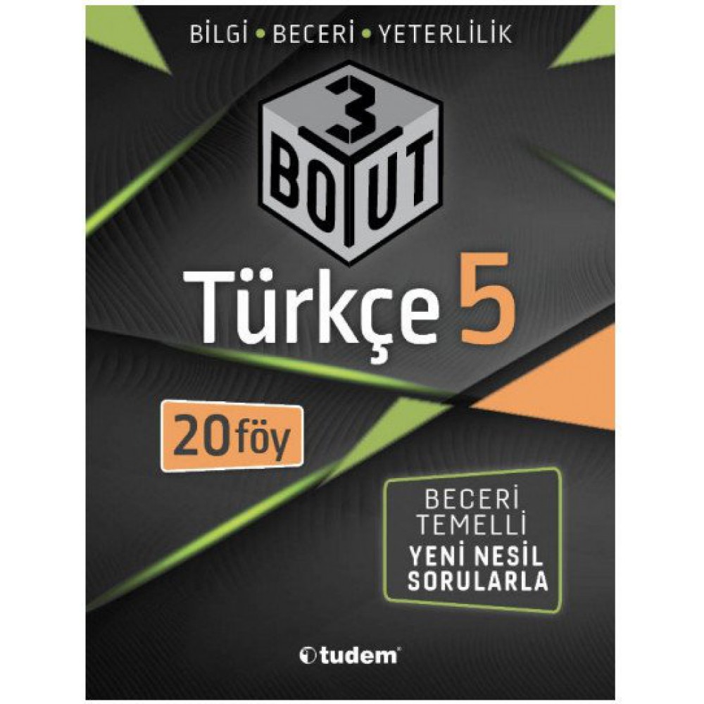 TUDEM 5.SINIF TÜRKÇE 3 BOYUT SORU BANKASI