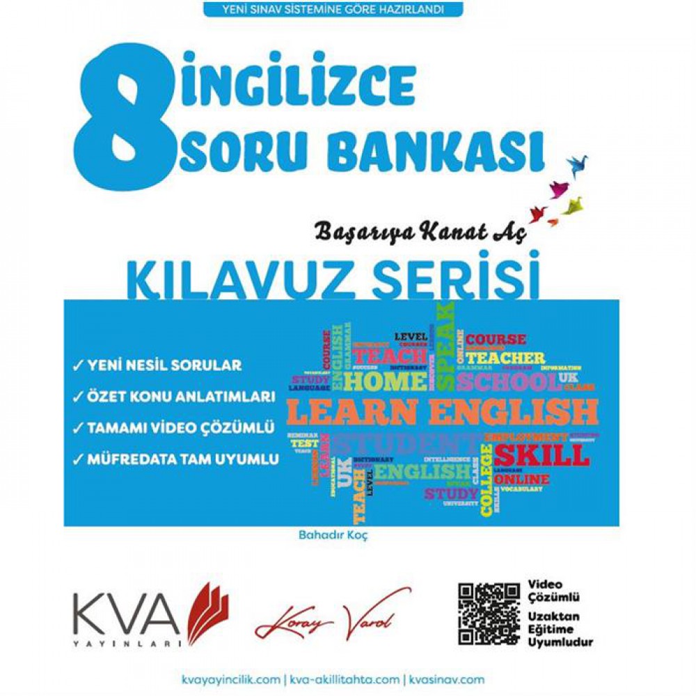 KORAY VAROL  8.SINIF İNGİLİZCE KLAVUZ SERİSİ SORU BANKASI