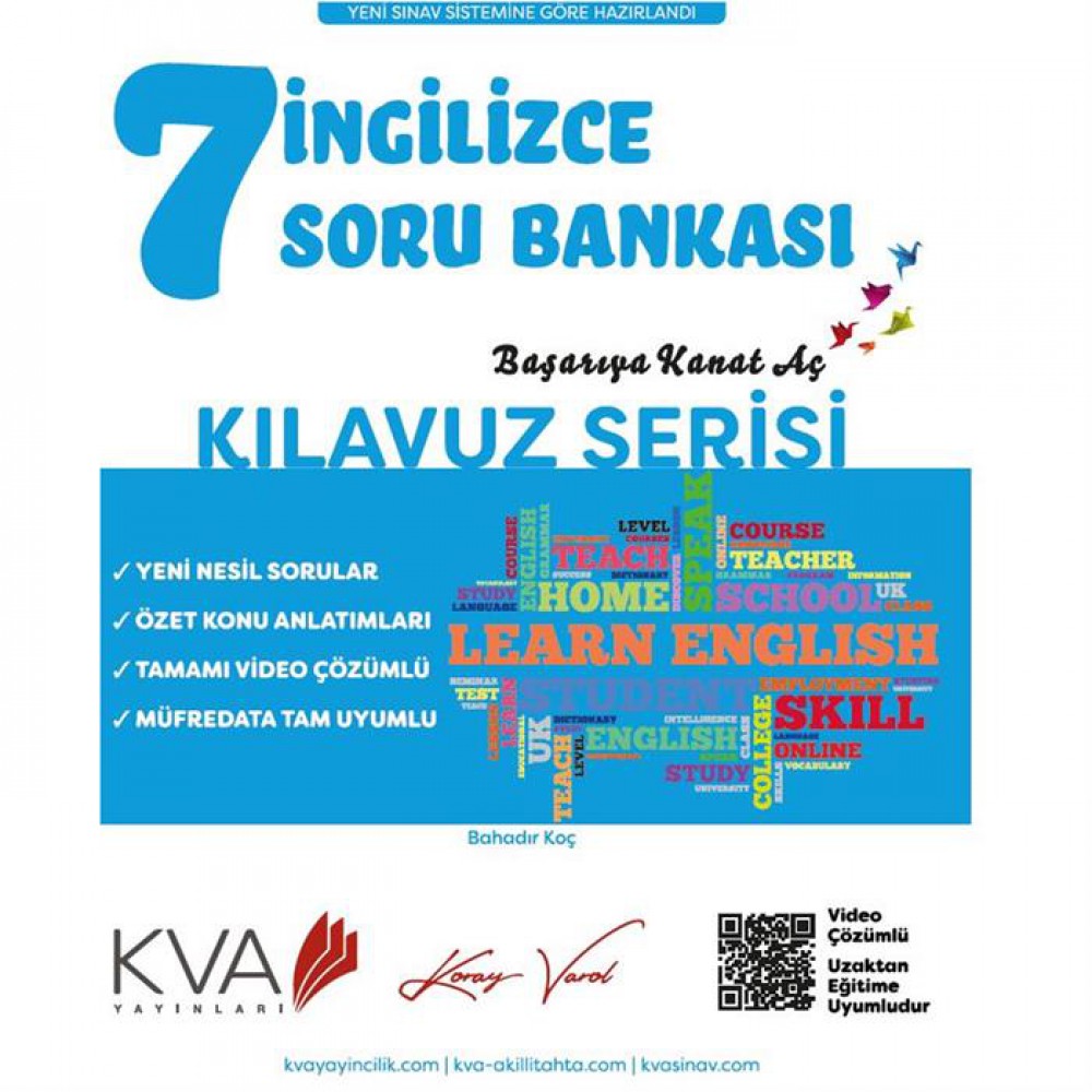 KORAY VAROL 7.SINIF İNGİLİZCE KLAVUZ SERİSİ SORU BANKASI