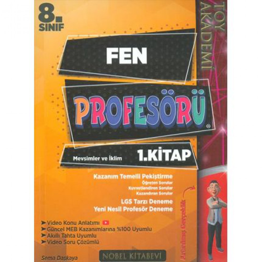 NOBEL 8.SINIF FEN PROFESÖRÜ 1.KİTAP
