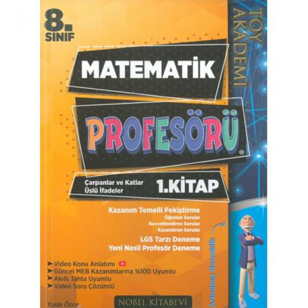 NOBEL 8.SINIF MATEMATİK PROFESÖRÜ 1.KİTAP