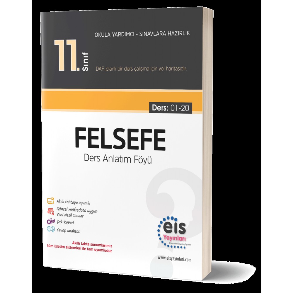 EİS YAYINLARI 11.SINIF FELSEFE DERS ANLATIM FÖYÜ ( 1 - 20 )