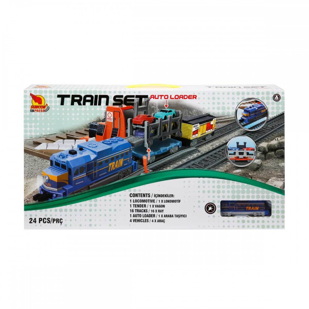 SUNMAN TREN SET AUTO LOADER 24 PRÇ. IŞIKLI