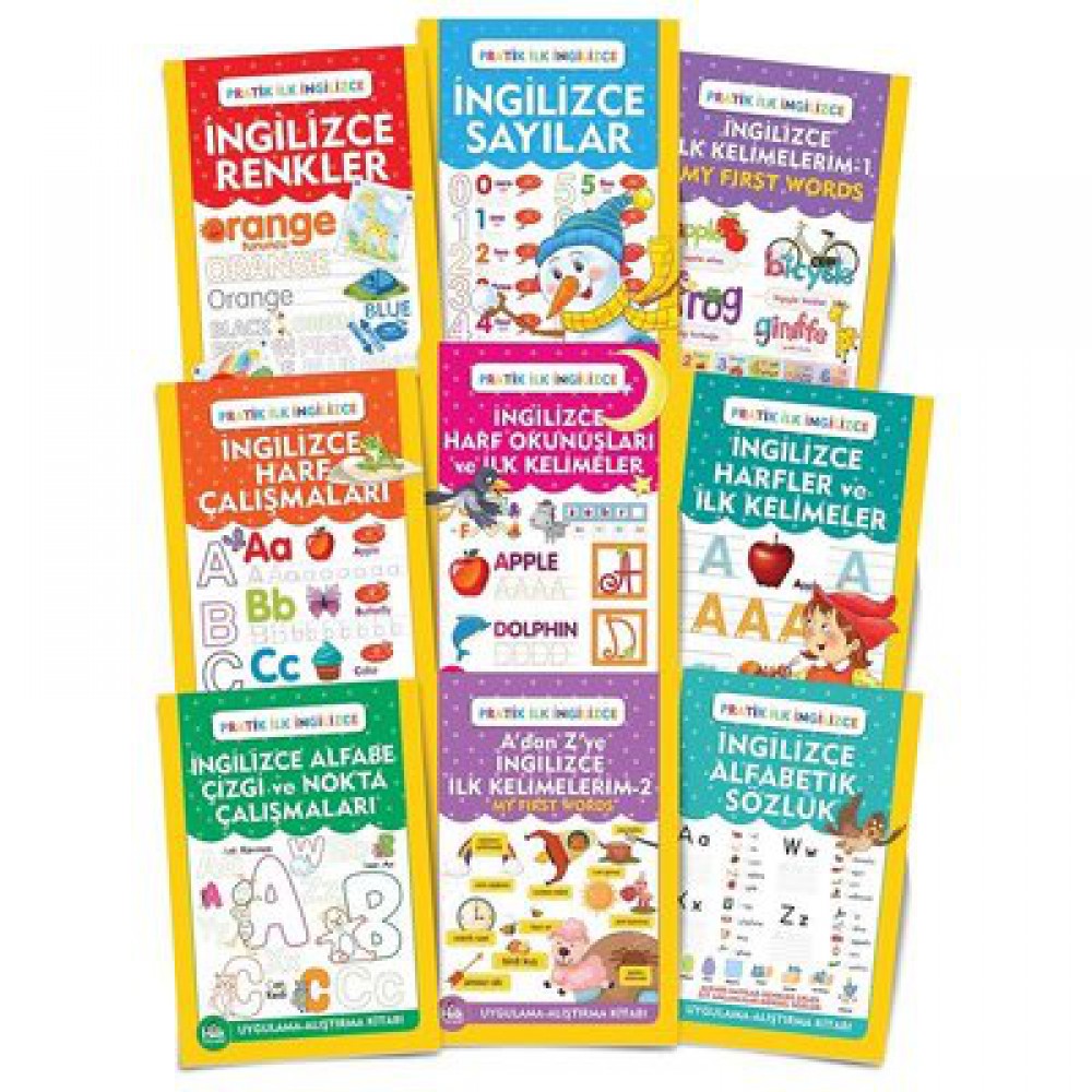 PRATİK İLK İNGİLİZCE SETİ (9 KİTAP )