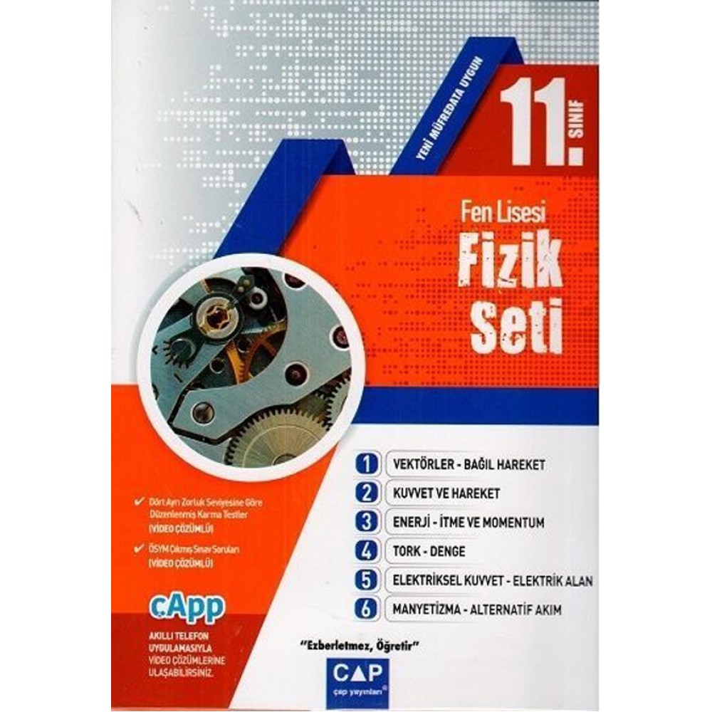 ÇAP YAYINLARI  11.SINIF FEN LİSESİ FİZİK SETİ 2020