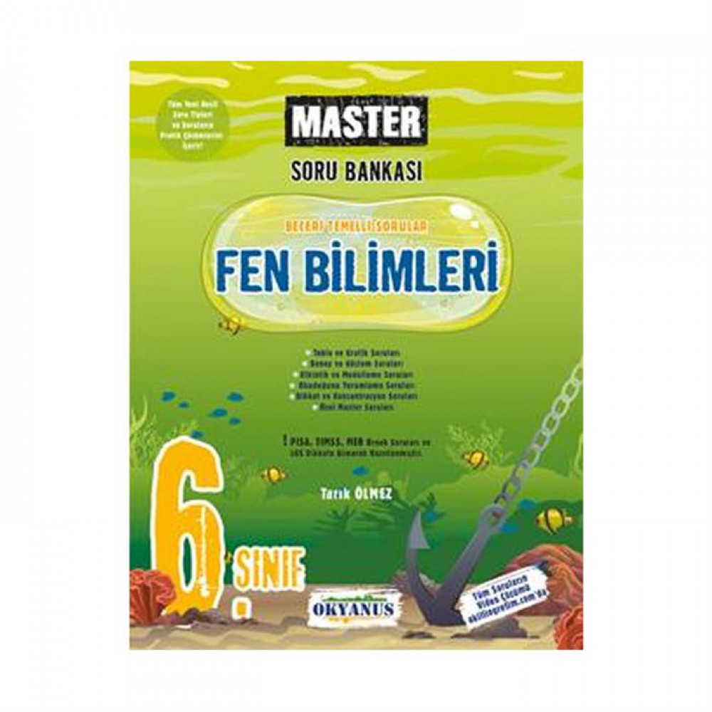 OKYANUS 6.SINIF MASTER FEN BİLİMLERİ SORU BANKASI